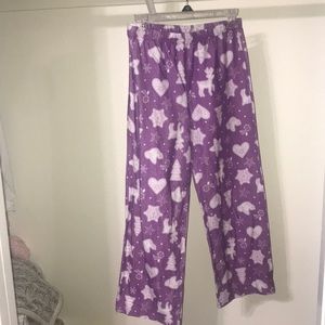 soft purple deer pajama pant.